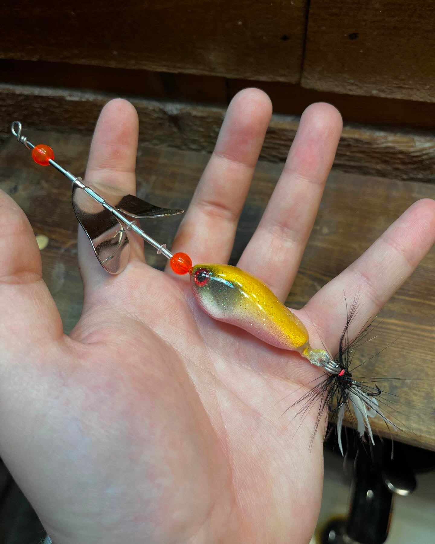 Inline buzzbait