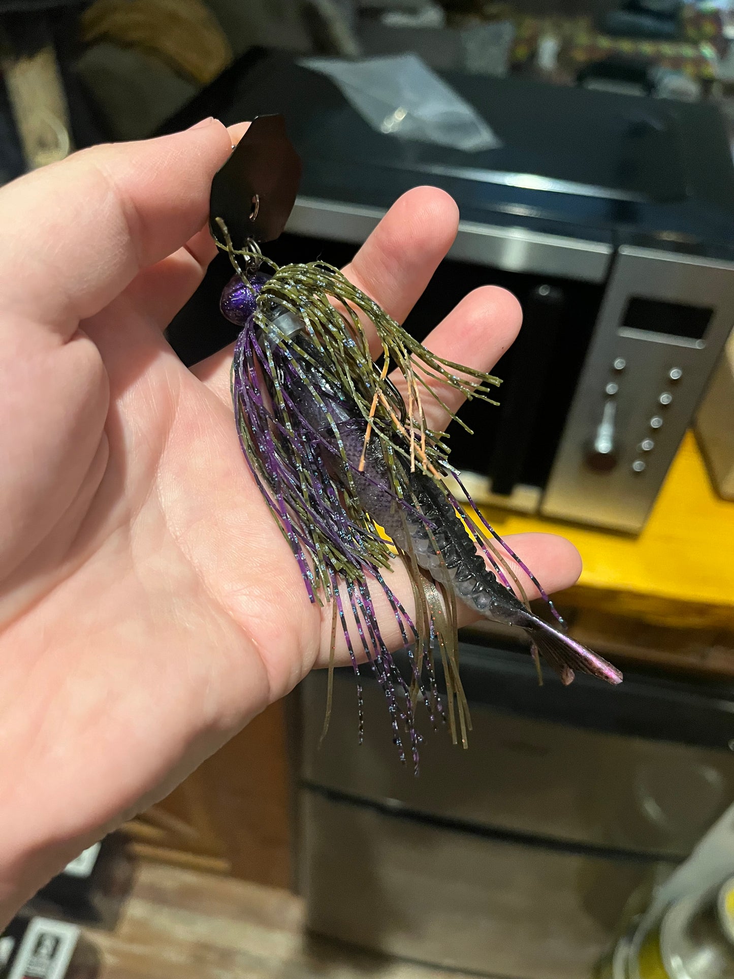 Custom Bluegill Bladed Football Jig