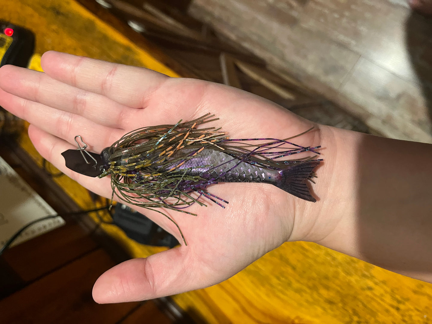 Custom Bluegill Bladed Football Jig