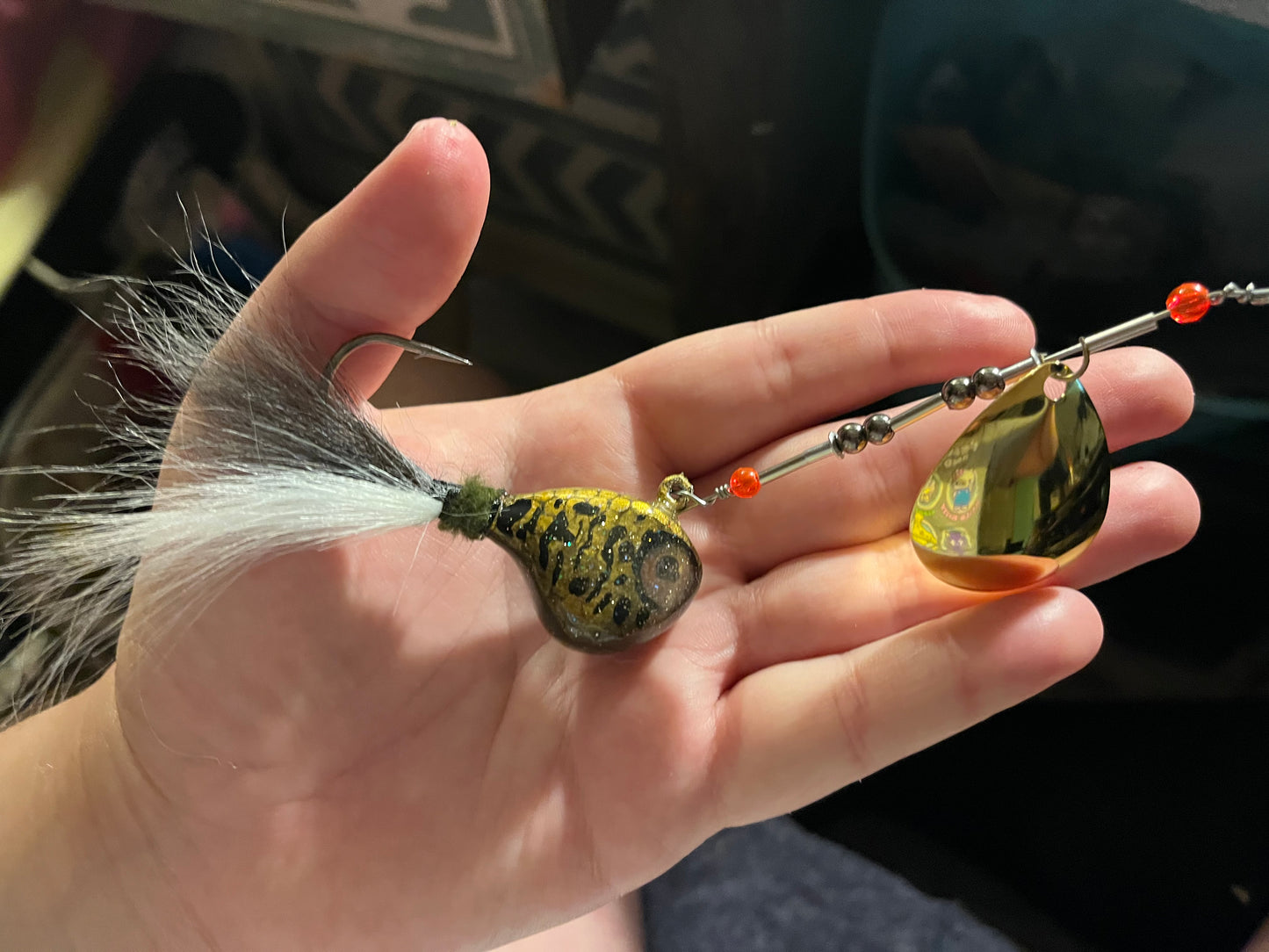 Buck tail Inline spinner