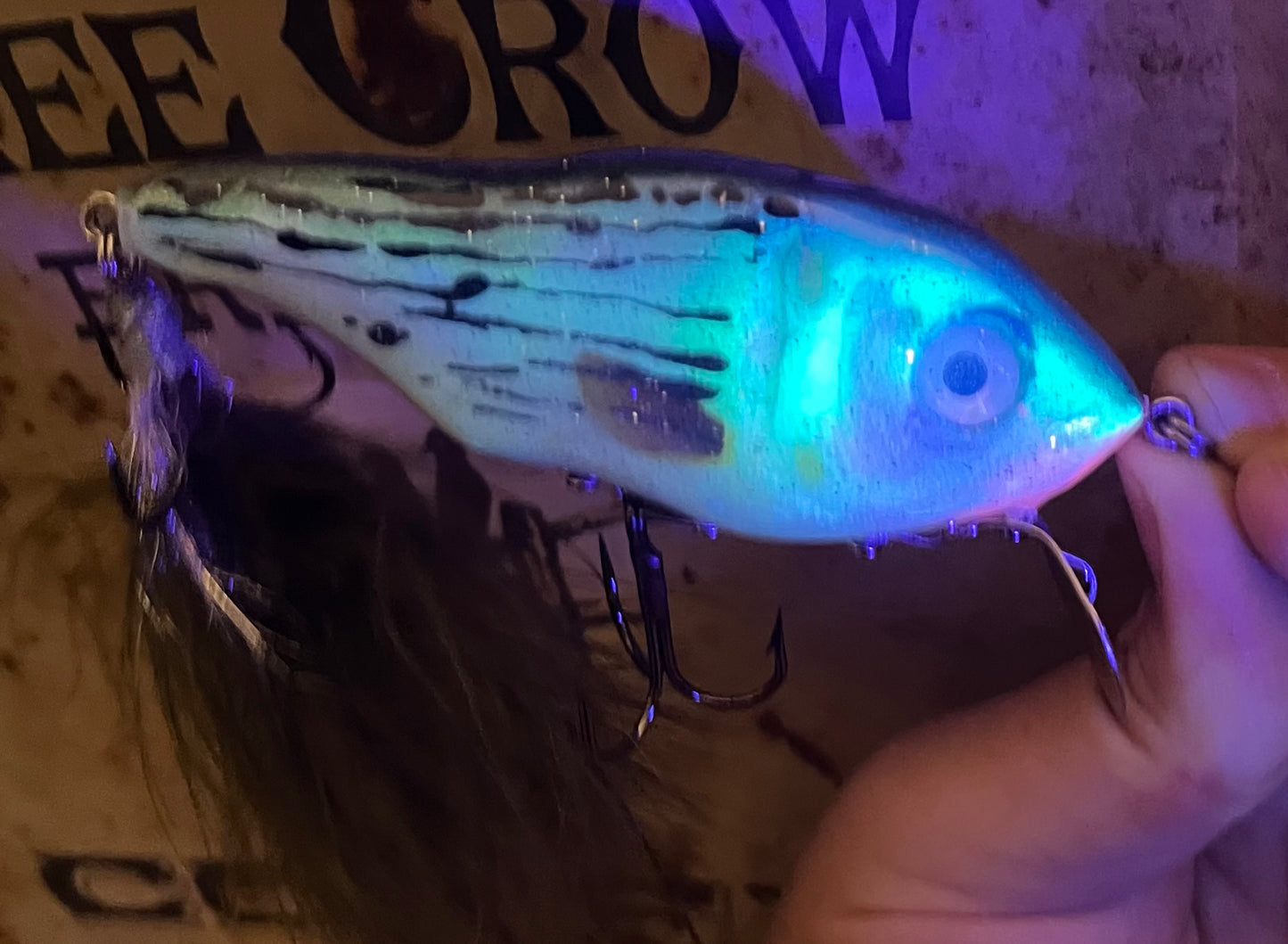 Rattling metal lipped yellow bass crank bait